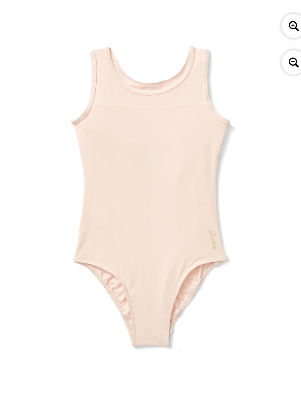 Light Blush Sleeveless Leotard Bodysuit